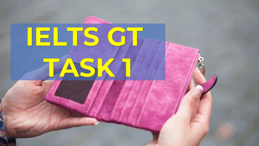 IELTS General Training Task 1:  Wallet