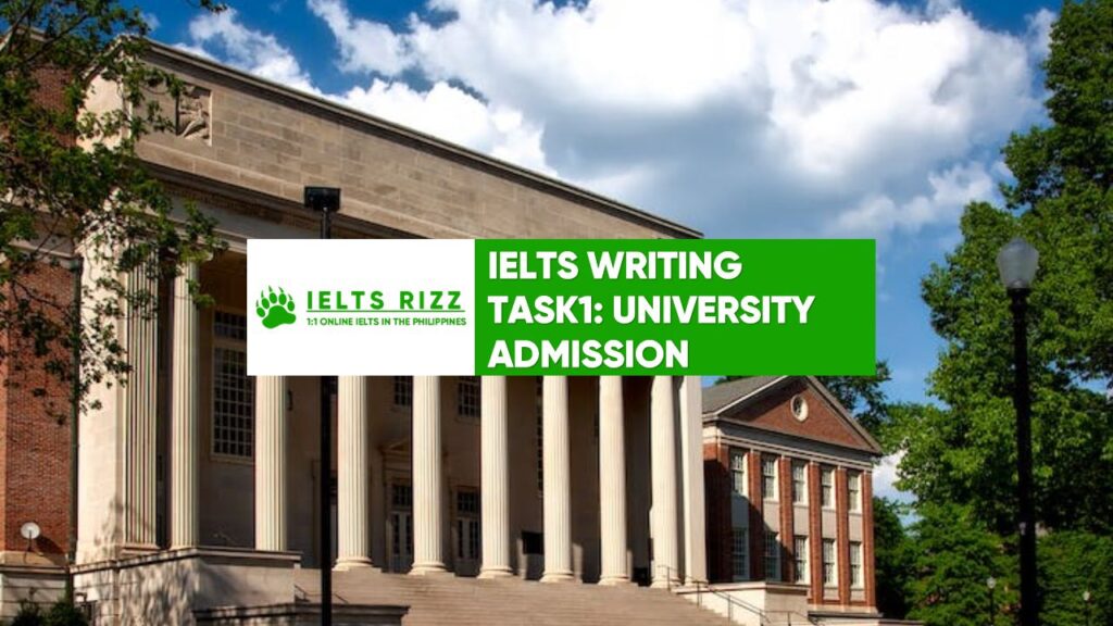 IELTS Writing Task 1 – Academic – University Admission