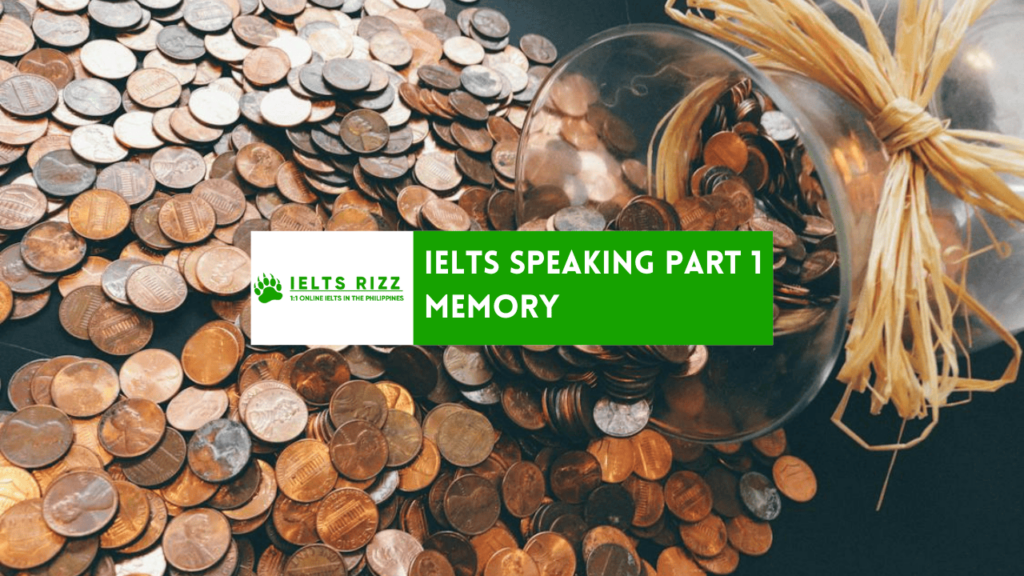 IELTS Speaking Part 1 – Money