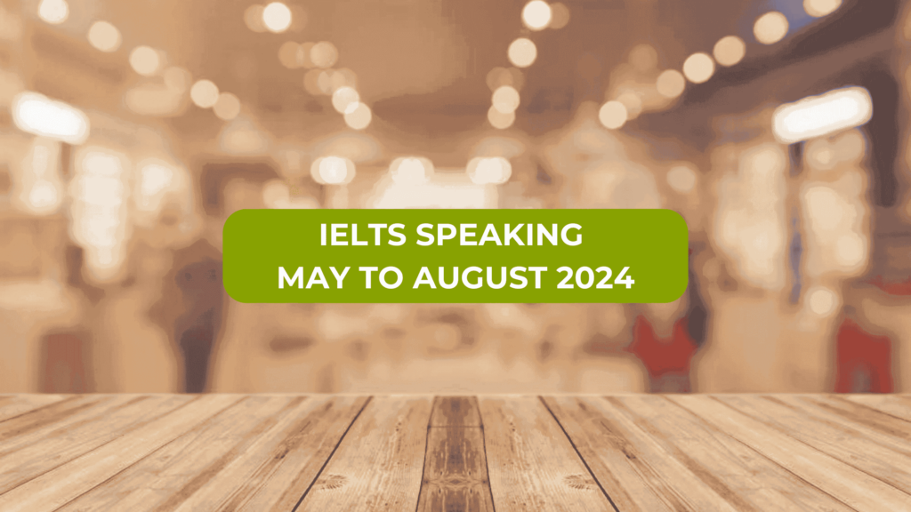 IELTS Speaking Part 1 – Small Business